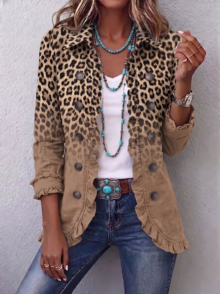 Beatriz | Chaqueta Leopardo Degradado Camel - Camel