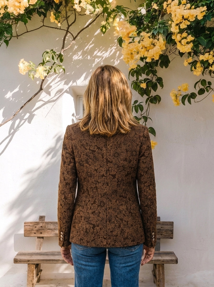 Mónica | Americana Jacquard Entallada