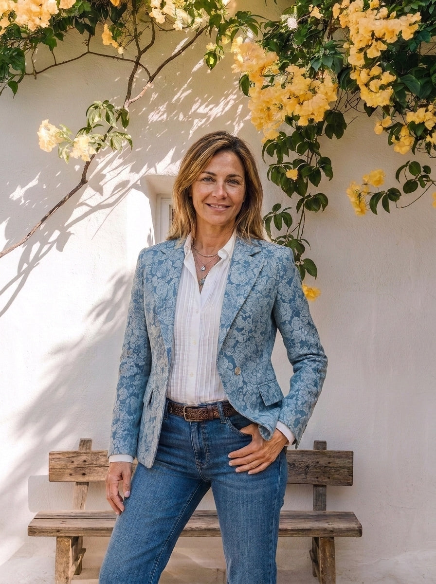 Mónica | Americana Jacquard Entallada