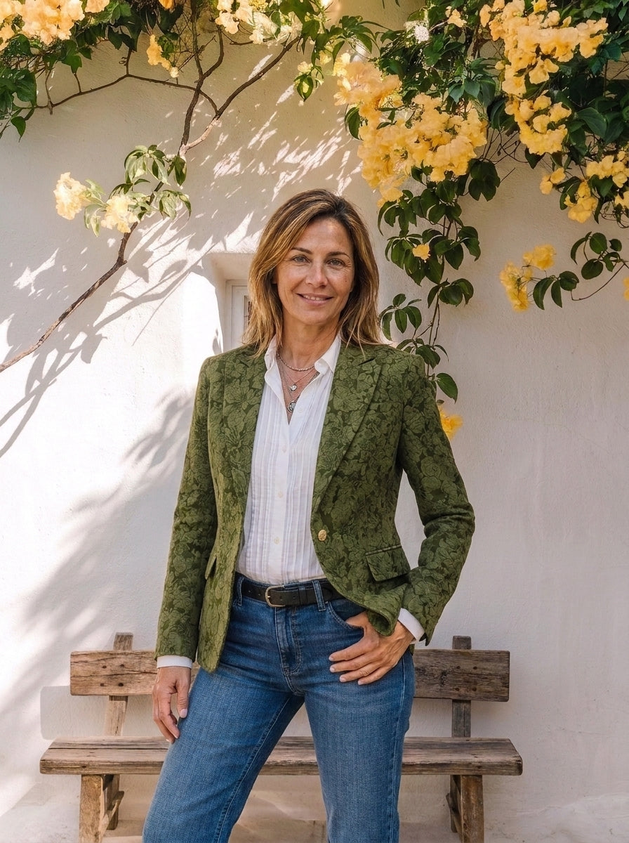 Mónica | Americana Jacquard Entallada