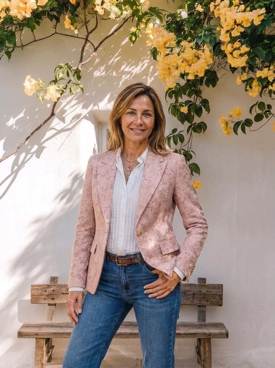 Mónica | Americana Jacquard Entallada