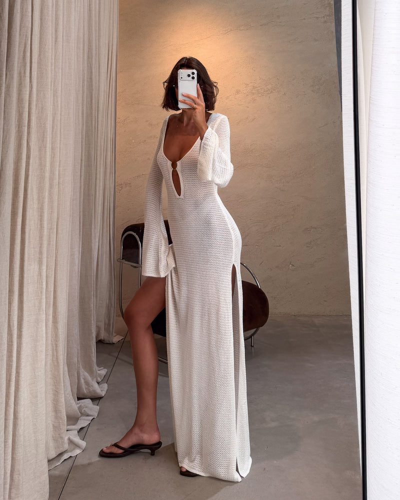 Ensueño | Vestido maxi de ganchillo