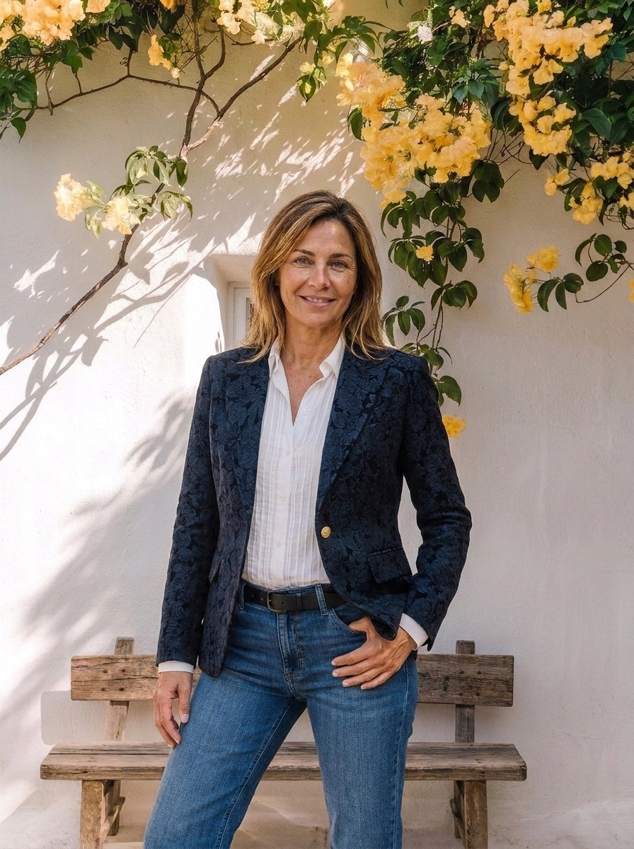 Mónica | Americana Jacquard Entallada