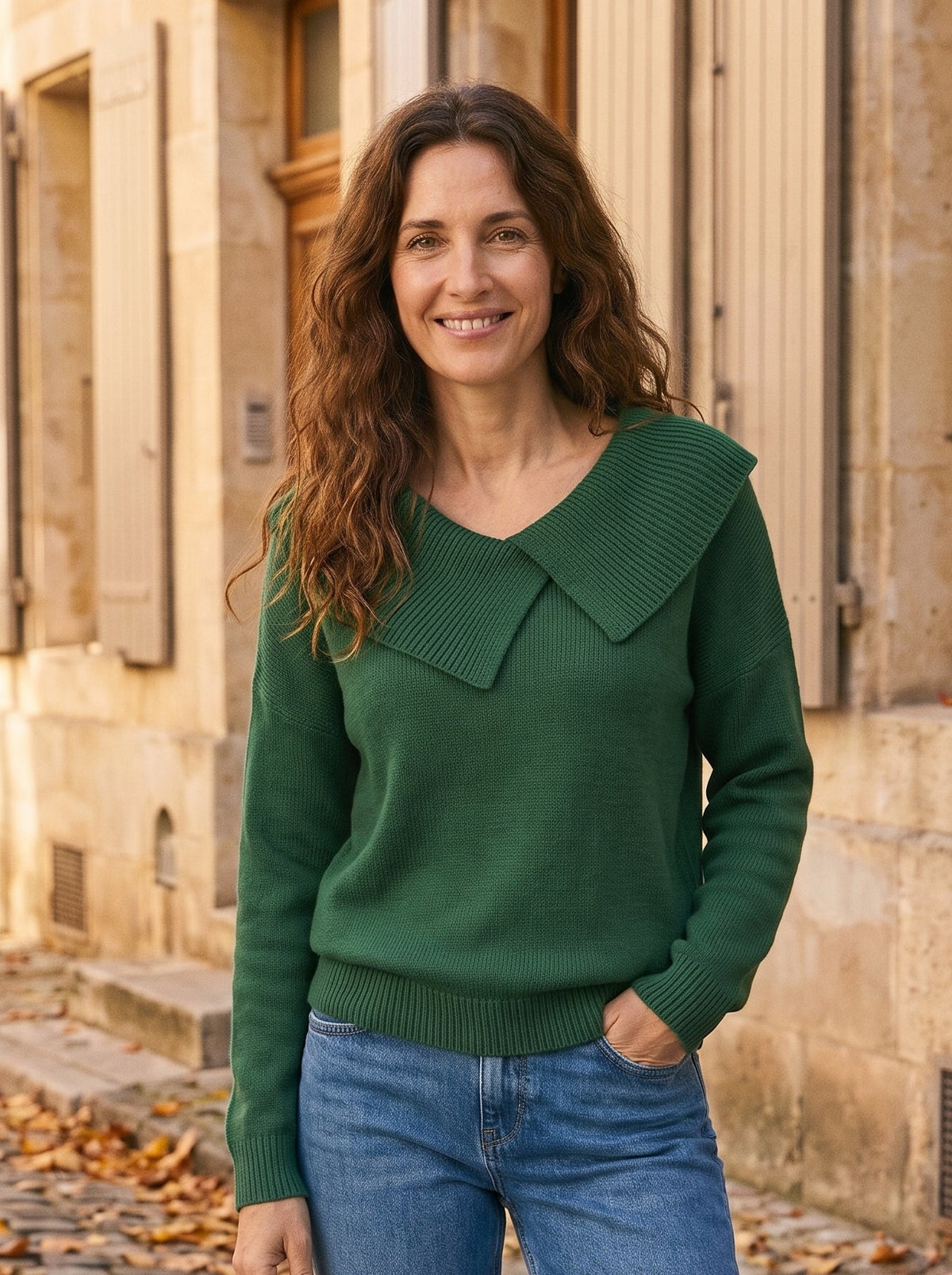 Pilar | Jersey Cálido con Cuello Vuelto