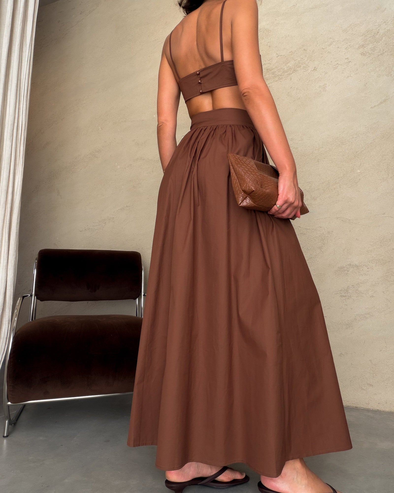 Habana | Conjunto de top y falda maxi