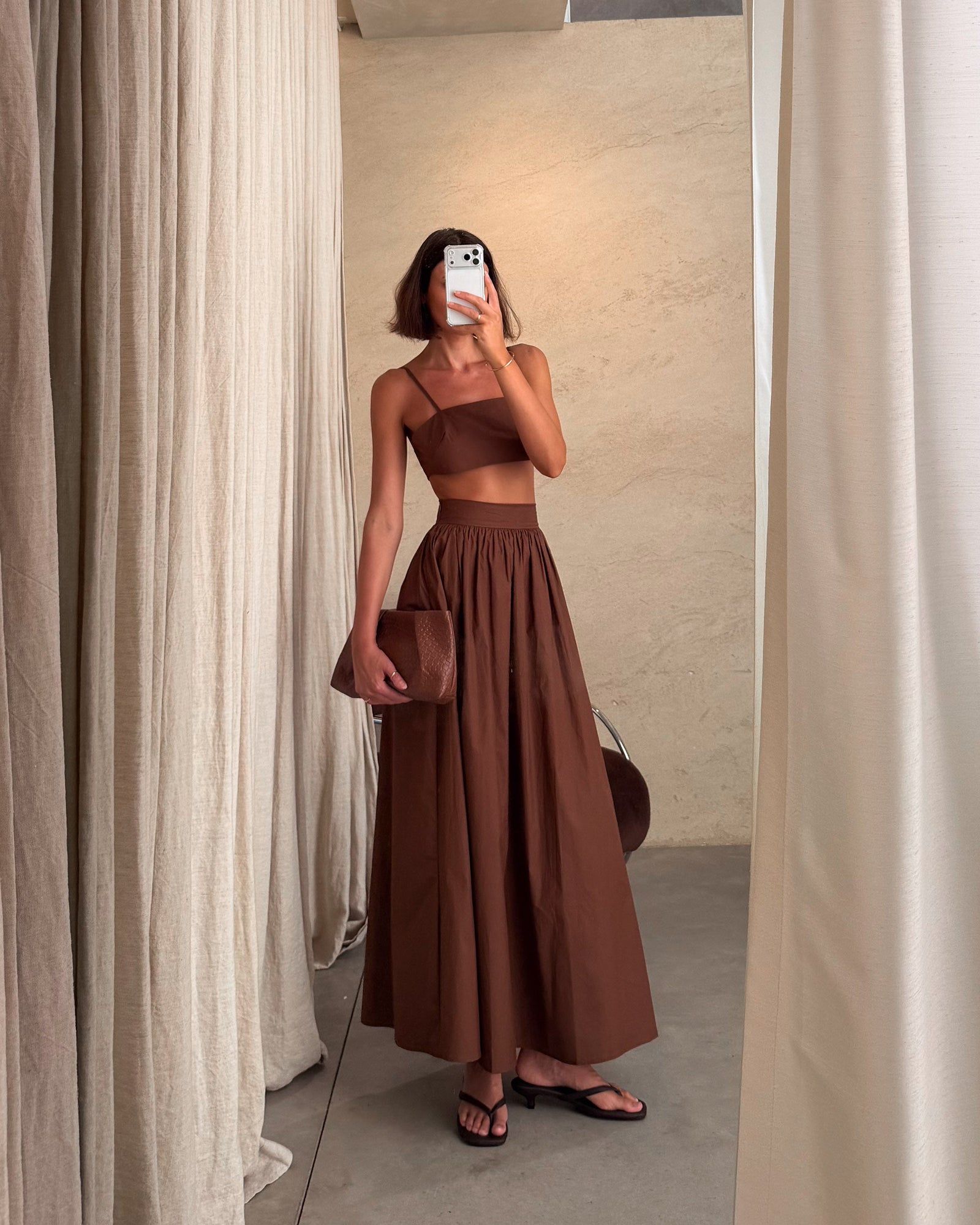 Habana | Conjunto de top y falda maxi