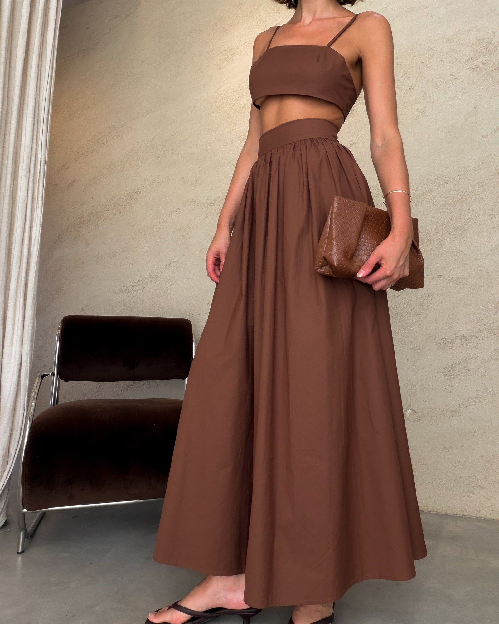 Habana | Conjunto de top y falda maxi
