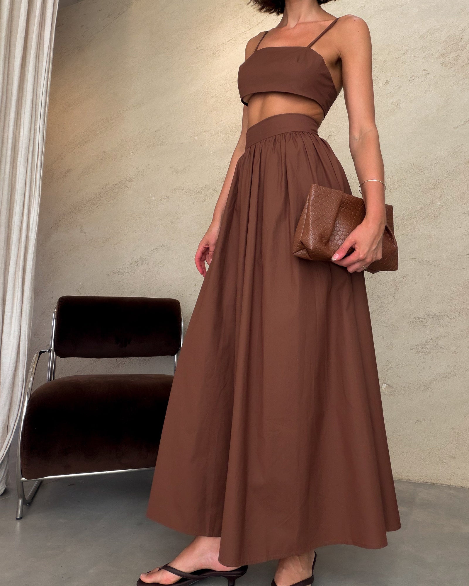Habana | Conjunto de top y falda maxi