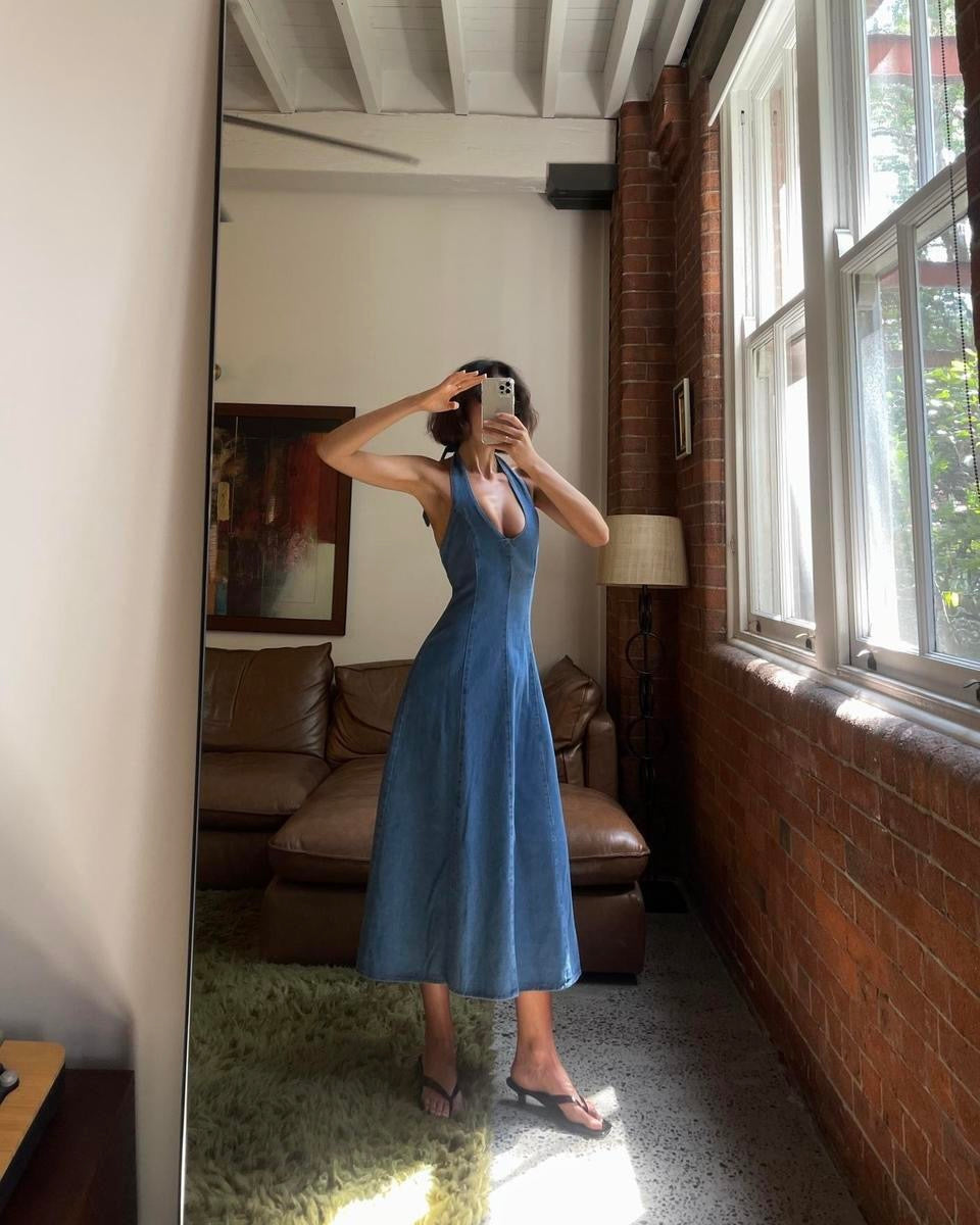 Índigo | Vestido vaquero midi