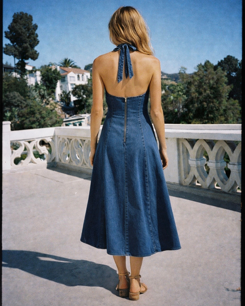 Índigo | Vestido vaquero midi