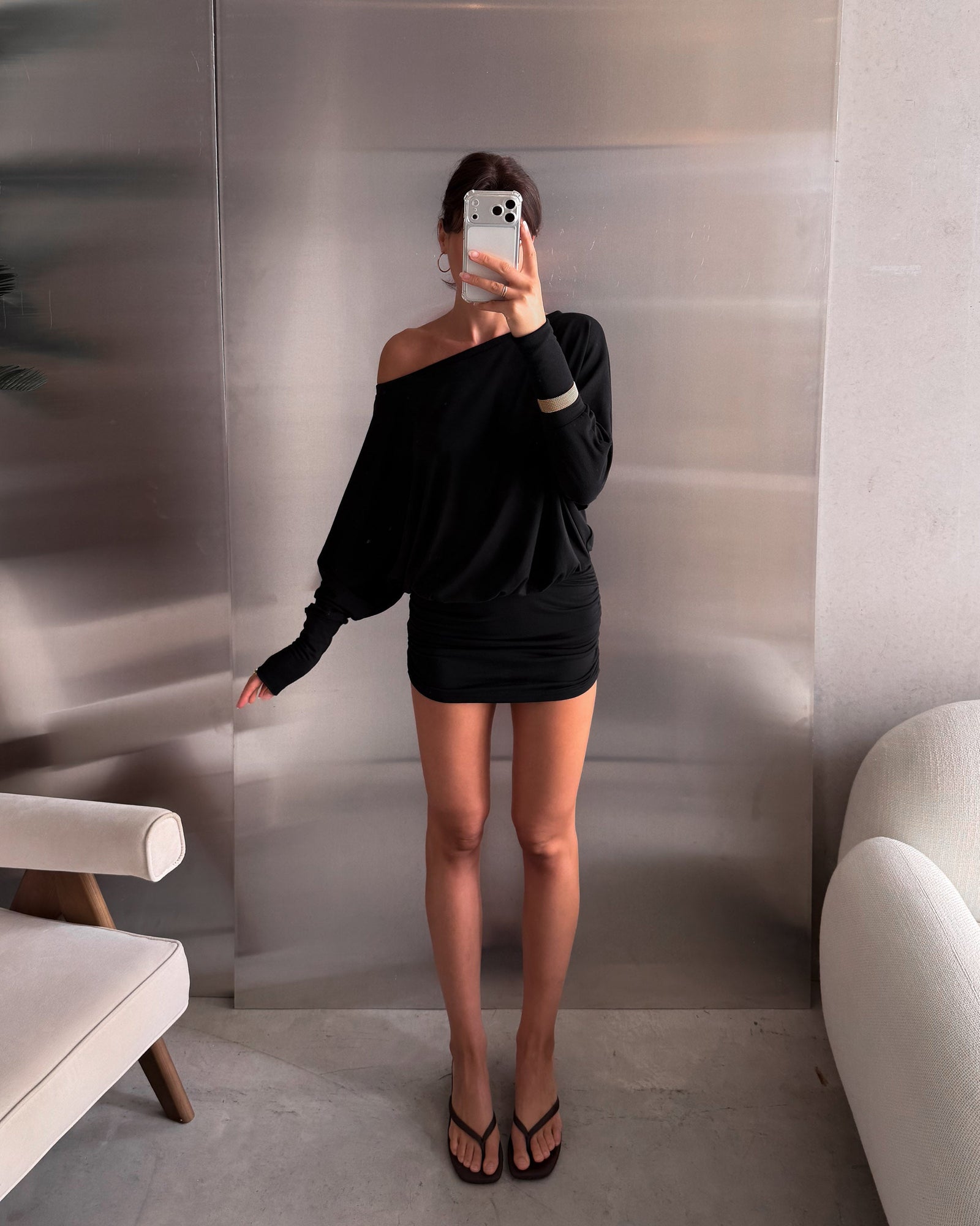 Medianoche | Vestido mini negro