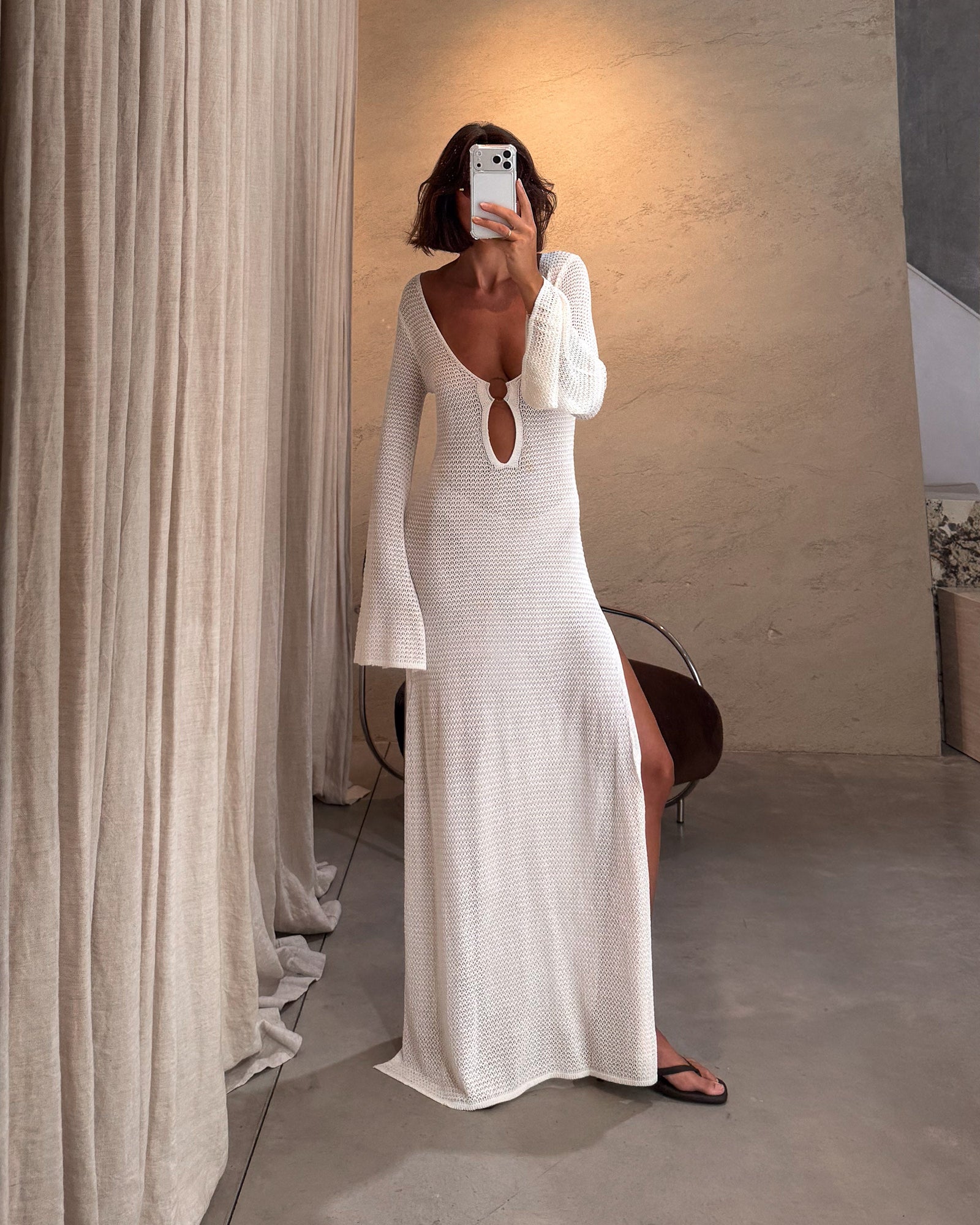 Ensueño | Vestido maxi de ganchillo