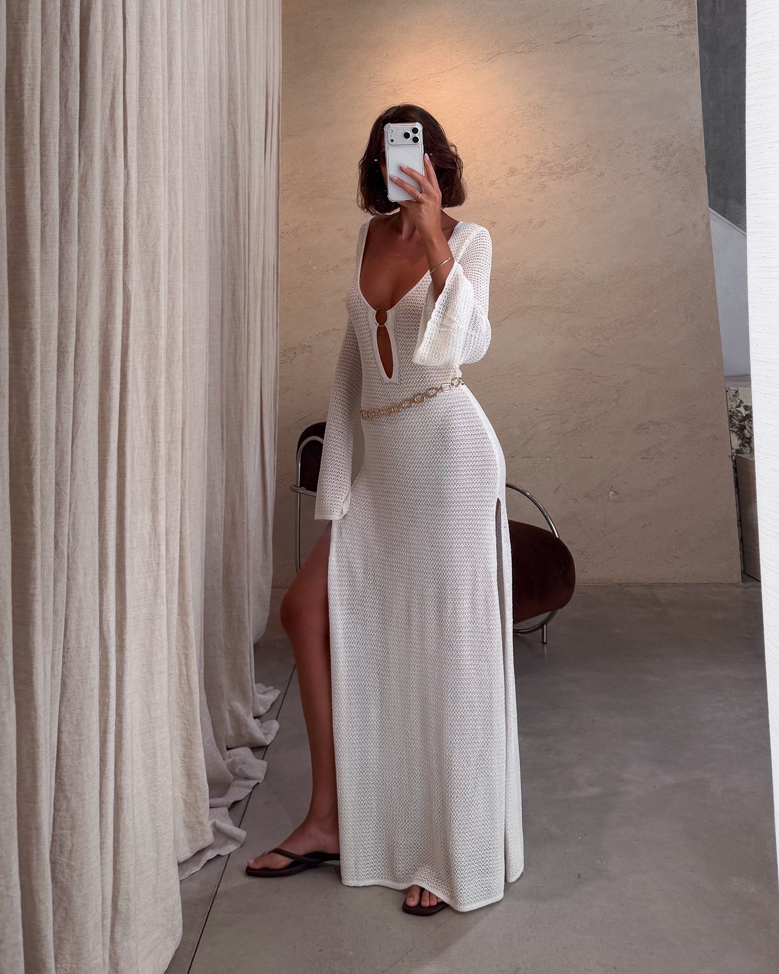 Ensueño | Vestido maxi de ganchillo