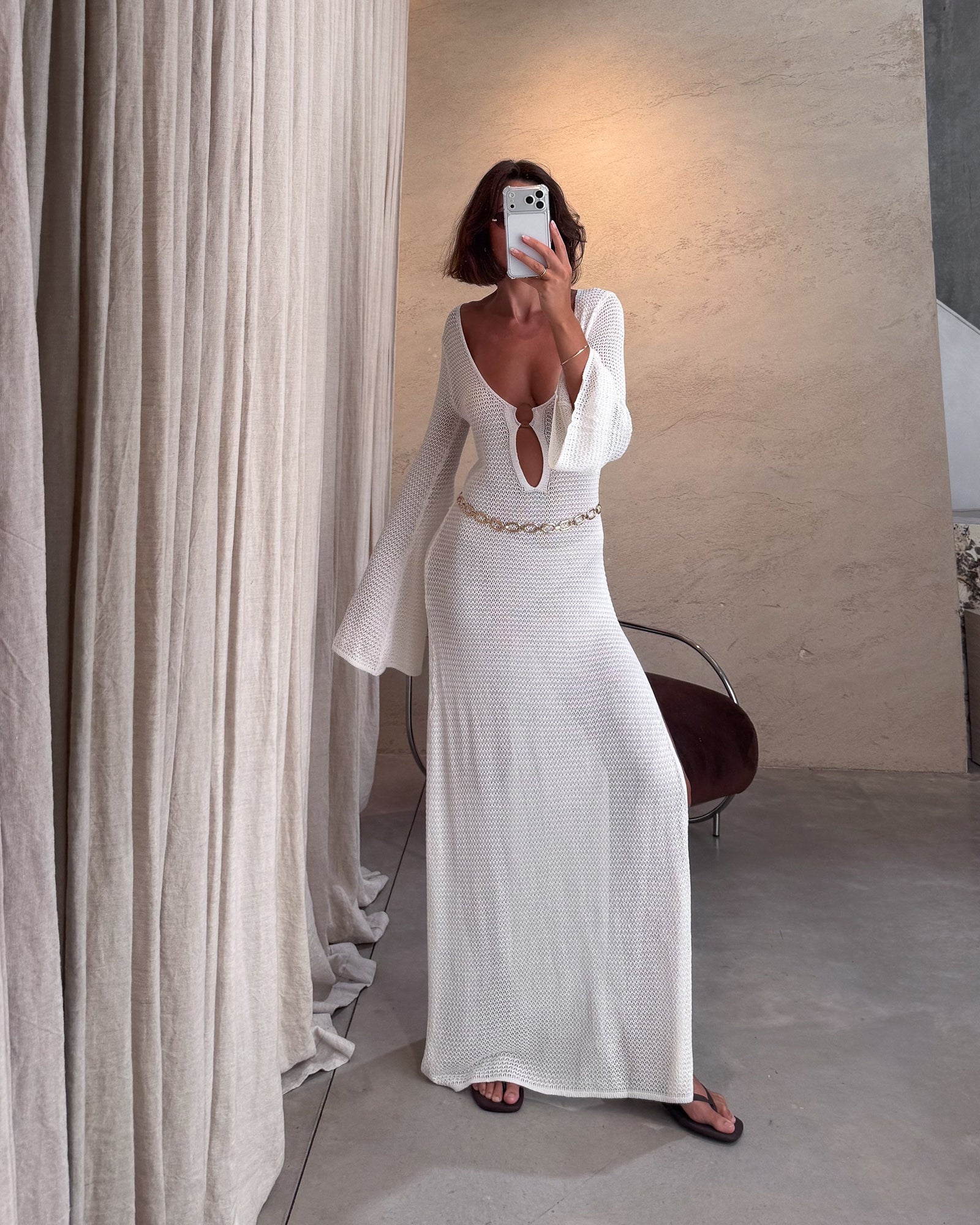 Ensueño | Vestido maxi de ganchillo