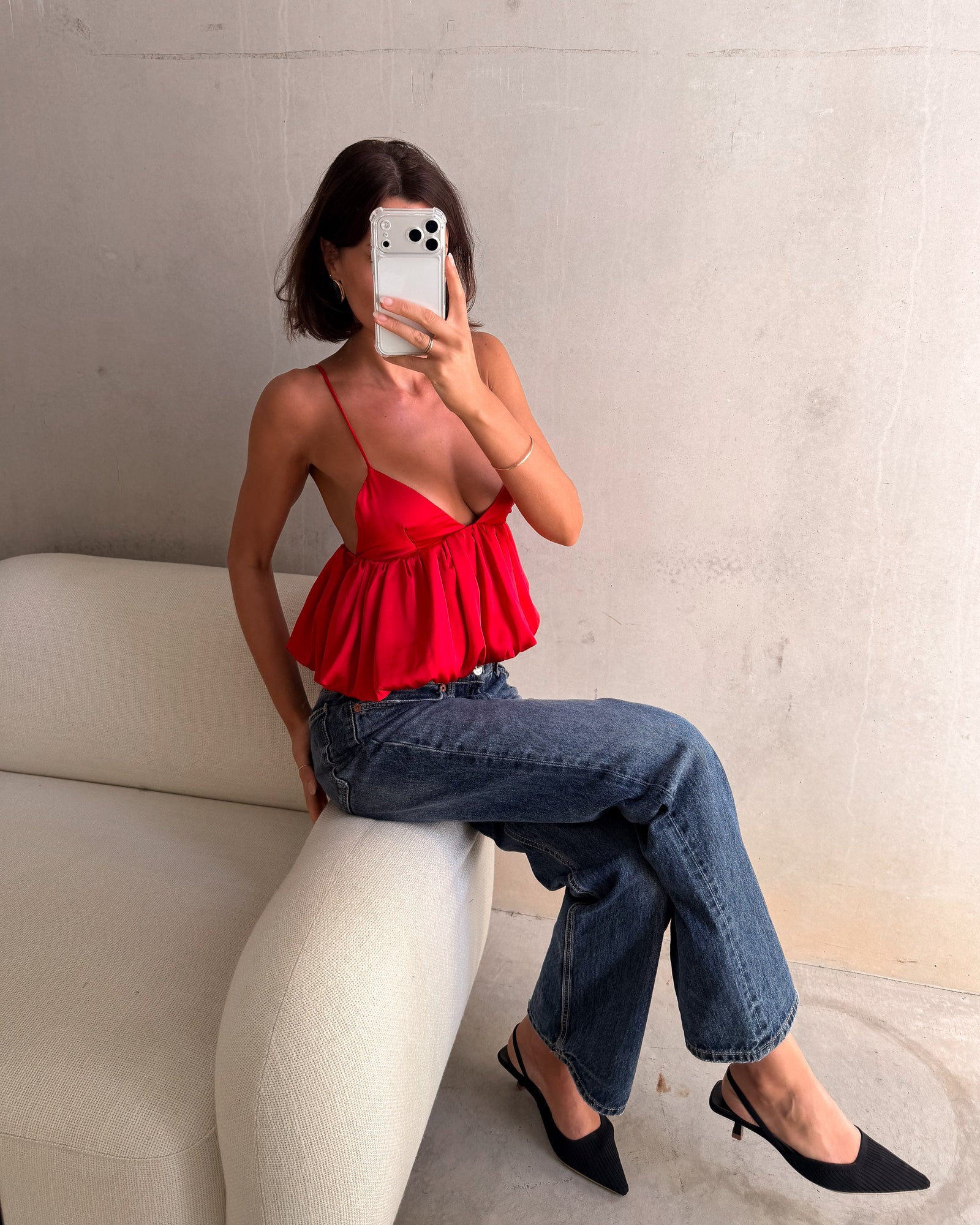 Escarlata | Top peplum