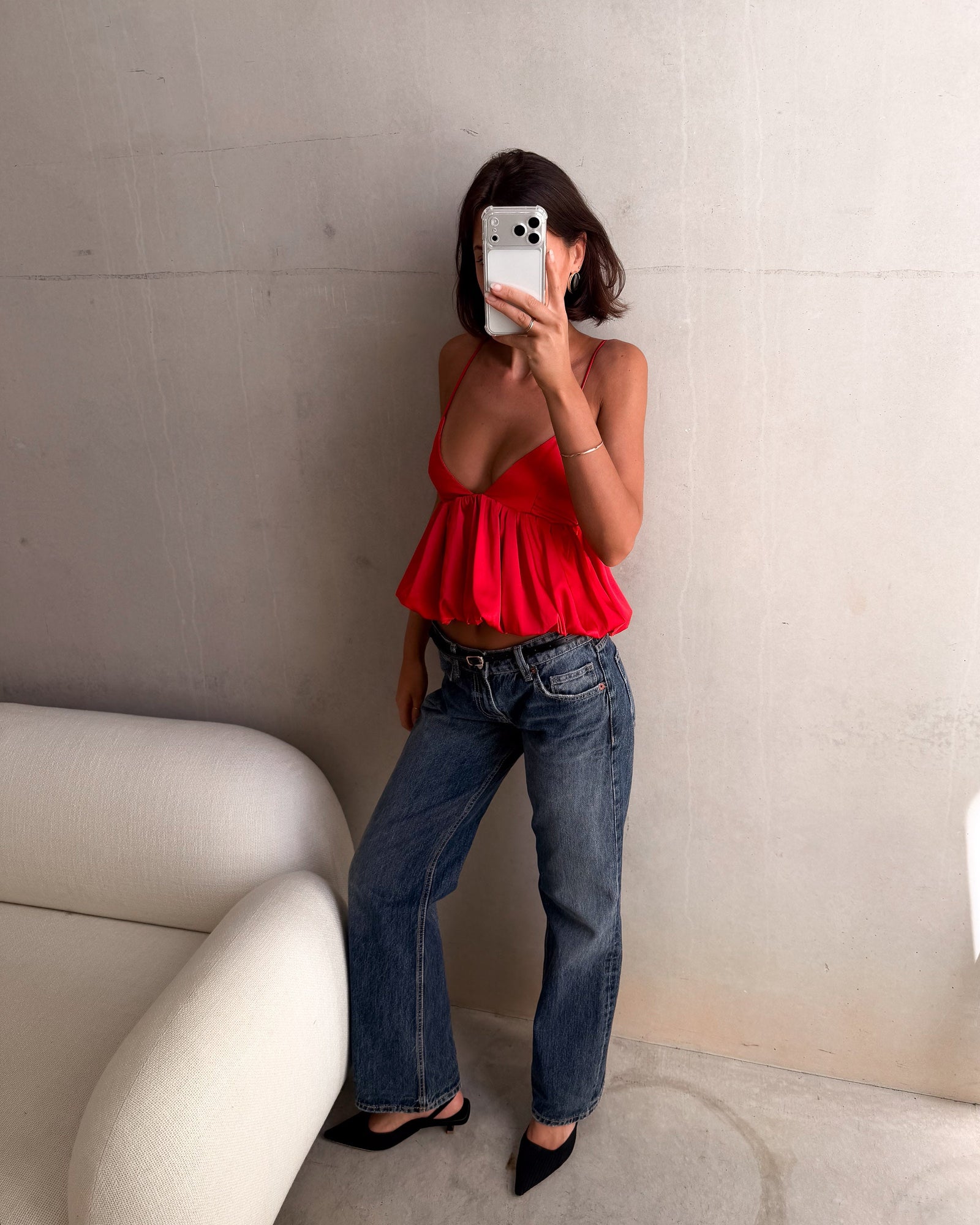 Escarlata | Top peplum