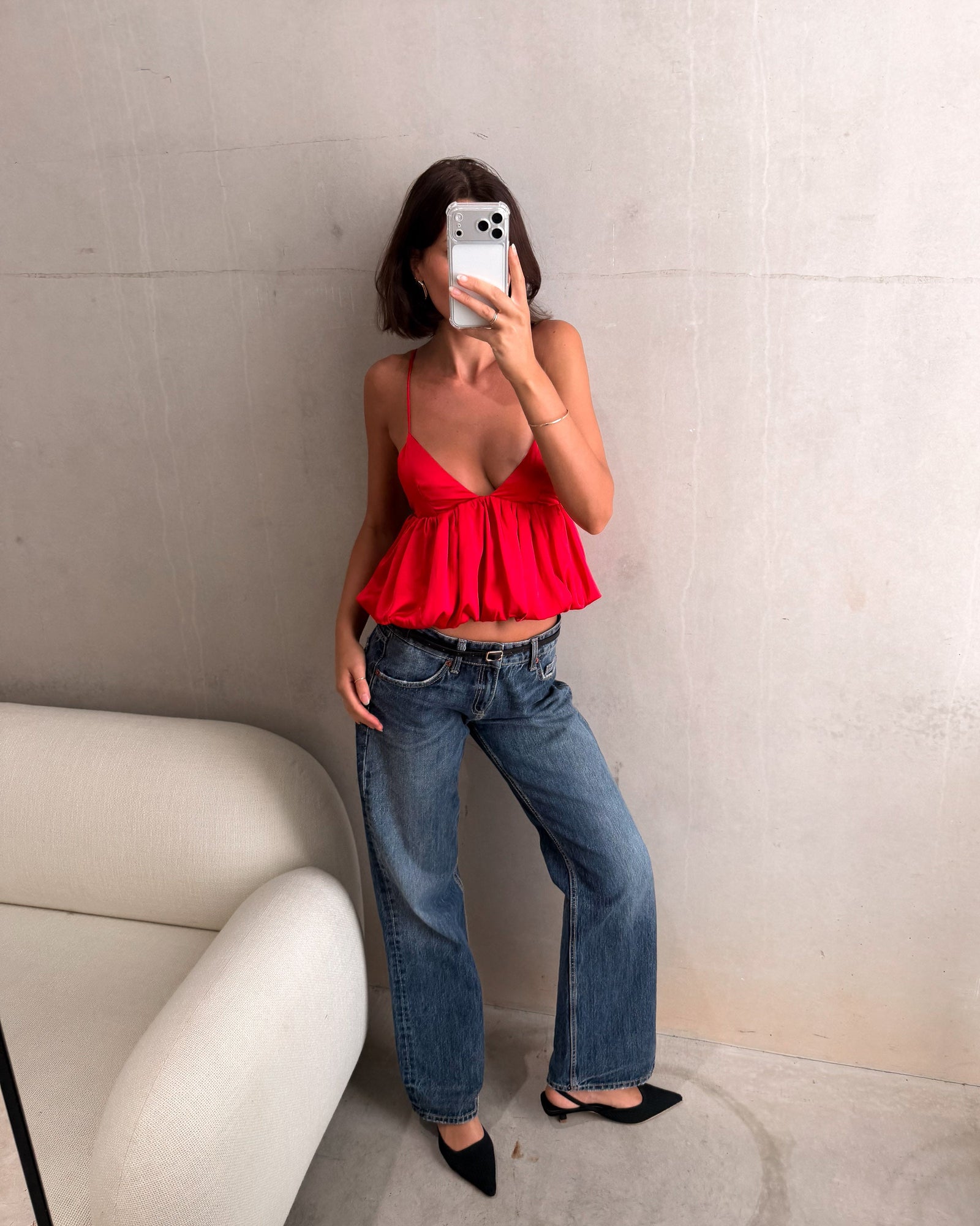 Escarlata | Top peplum