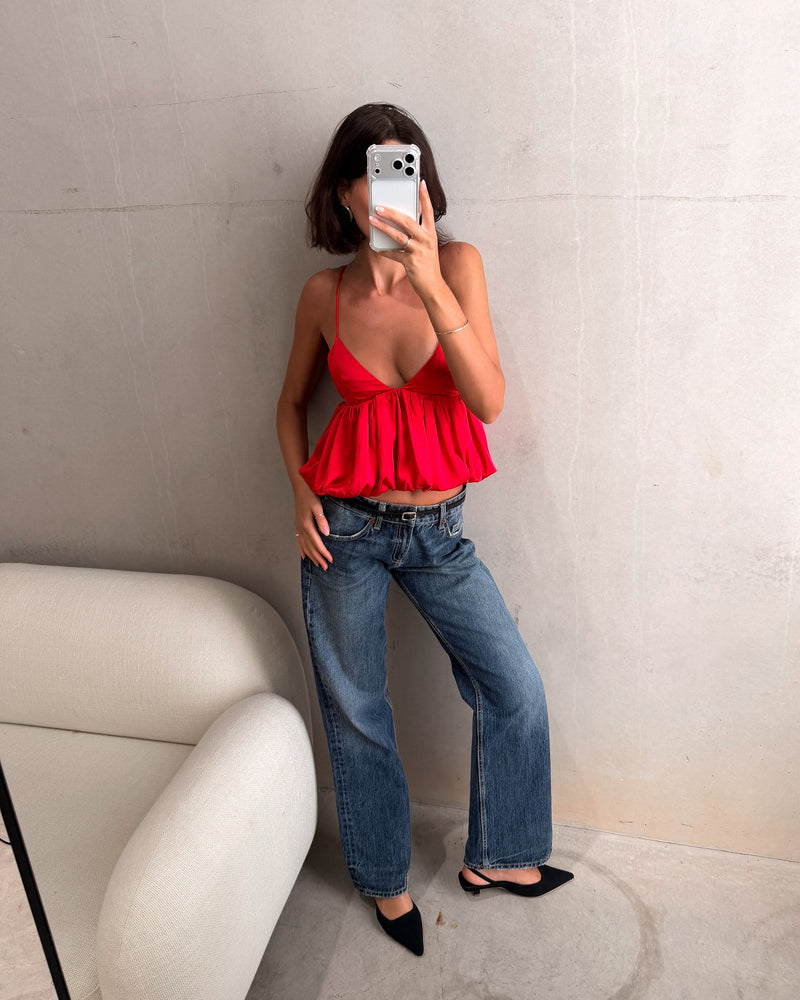 Escarlata | Top peplum