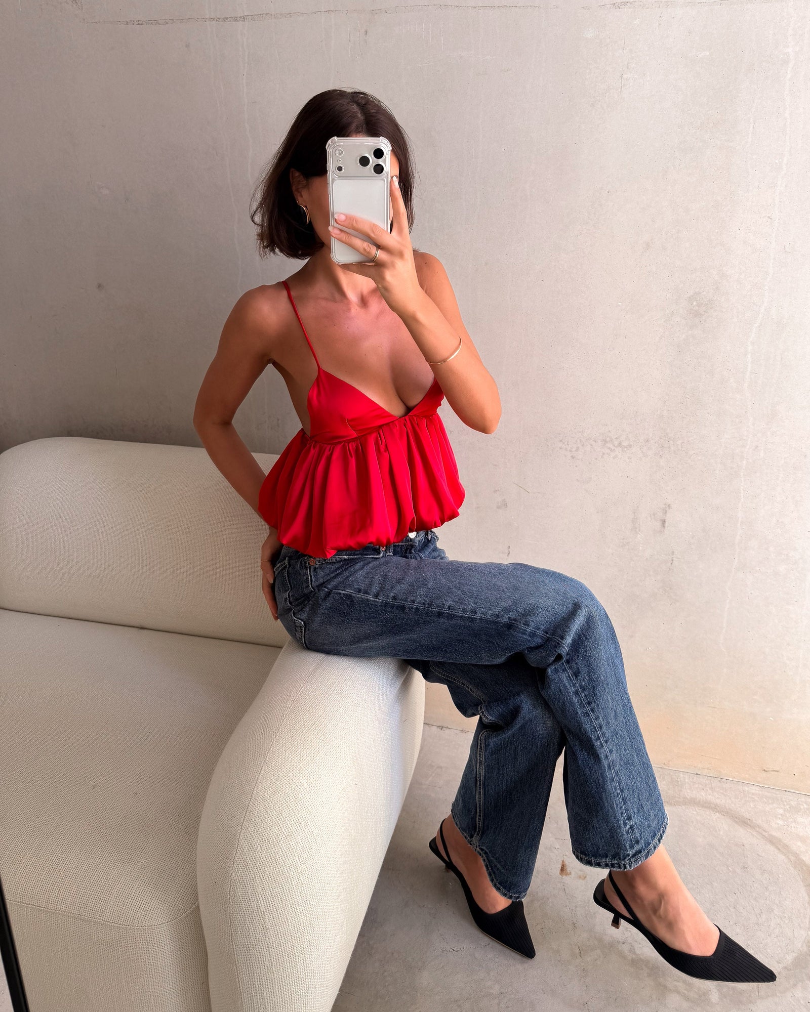 Escarlata | Top peplum