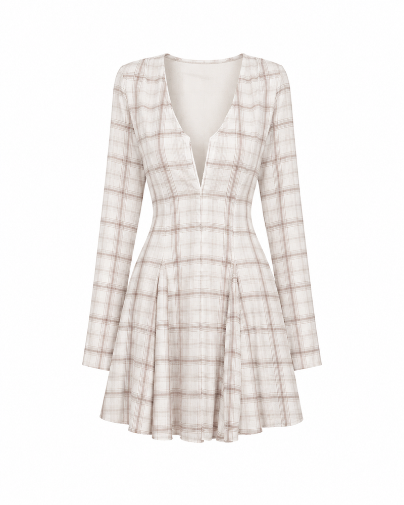 Celosía | Vestido mini a cuadros