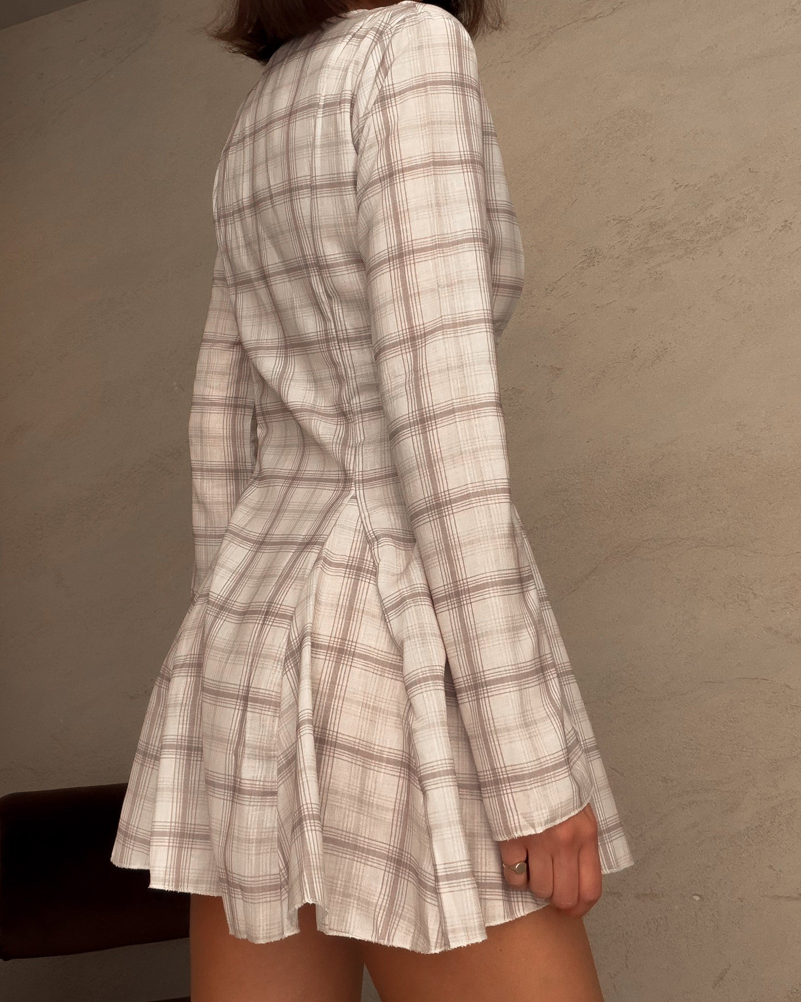 Celosía | Vestido mini a cuadros