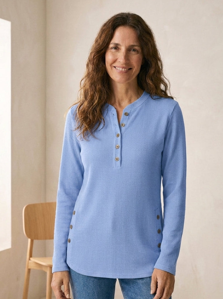 Montserrat | Túnica Henley con Botones