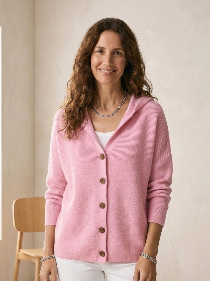 Dolores | Chaqueta de Punto con Capucha